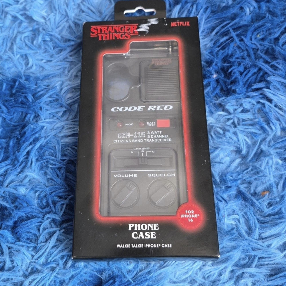 Stranger Things 'Code Red' Black iPhone 6/6s Phone Case
